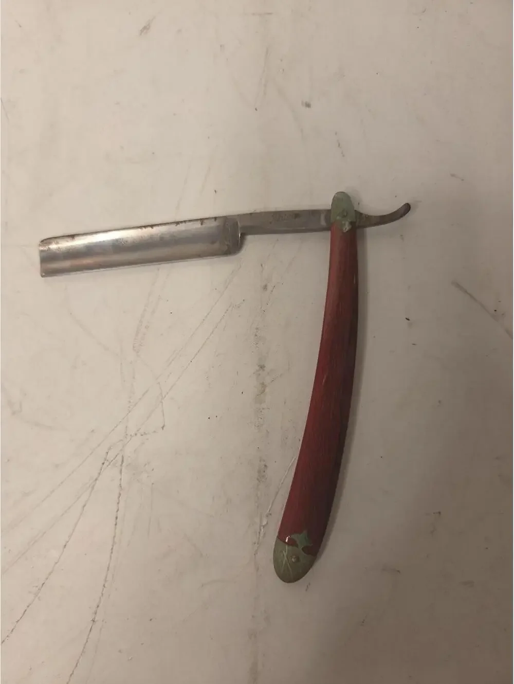 ANTIQUE VINTAGE GENEVA CUTLERY CO. STRAIGHT RAZOR MADE IN GENEVA, NY. USA
